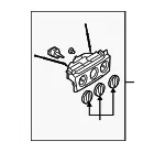 Dash Control Unit - Mazda (bas261190a) - view 3
