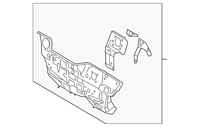 Lower Dash Panel - Mazda (bbm453400c)