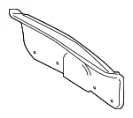 Trunk Lid Trim - Mazda (bbm4688w1) - view 3
