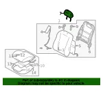 Headrest - Mazda (bbm588140b31) - view 4