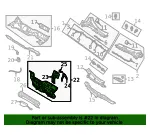 Lower Dash Panel - Mazda (bbn653400a) - view 4