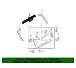 Lift-Gate Trim - Mazda (bbn968930a) - view 4