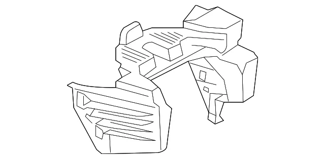 Front Console Front Bracket - Mazda (bbnj6432xa)