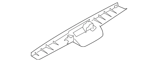 Lift-Gate Trim - Mazda (bbp168930c)