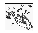 Center Console - Mazda (bbvk64320a02) - view 3