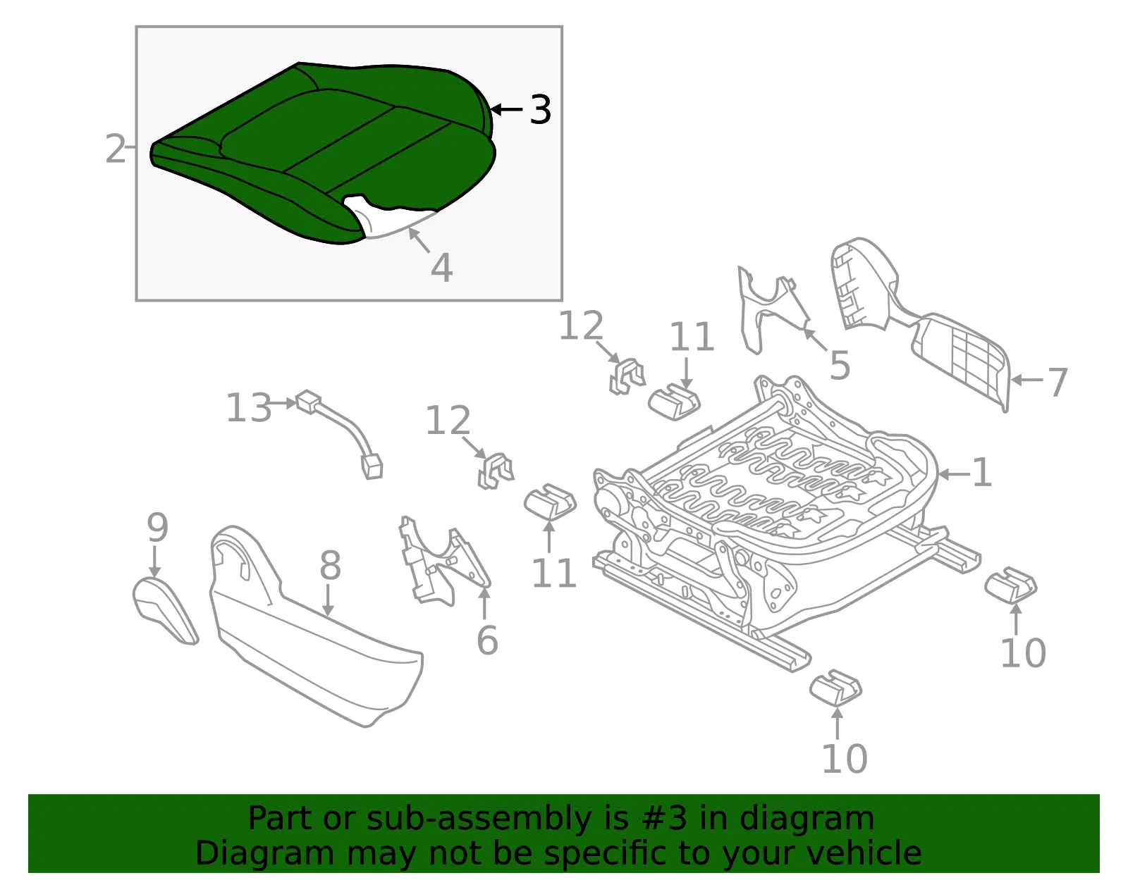 Cushion Cover - Mazda (bbvs8811139) - view 2