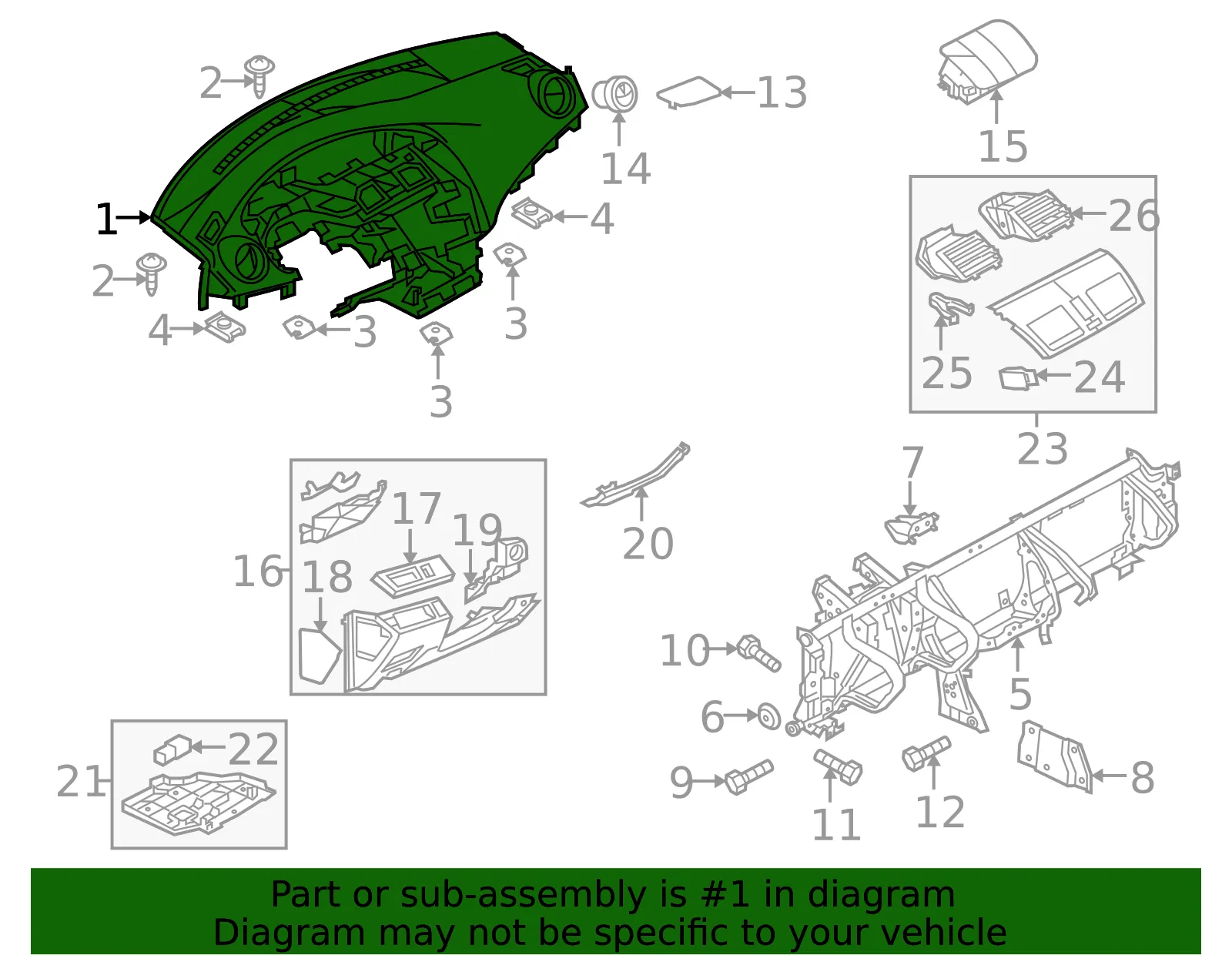 Instrument Panel - Mazda (bby46040002) - view 2