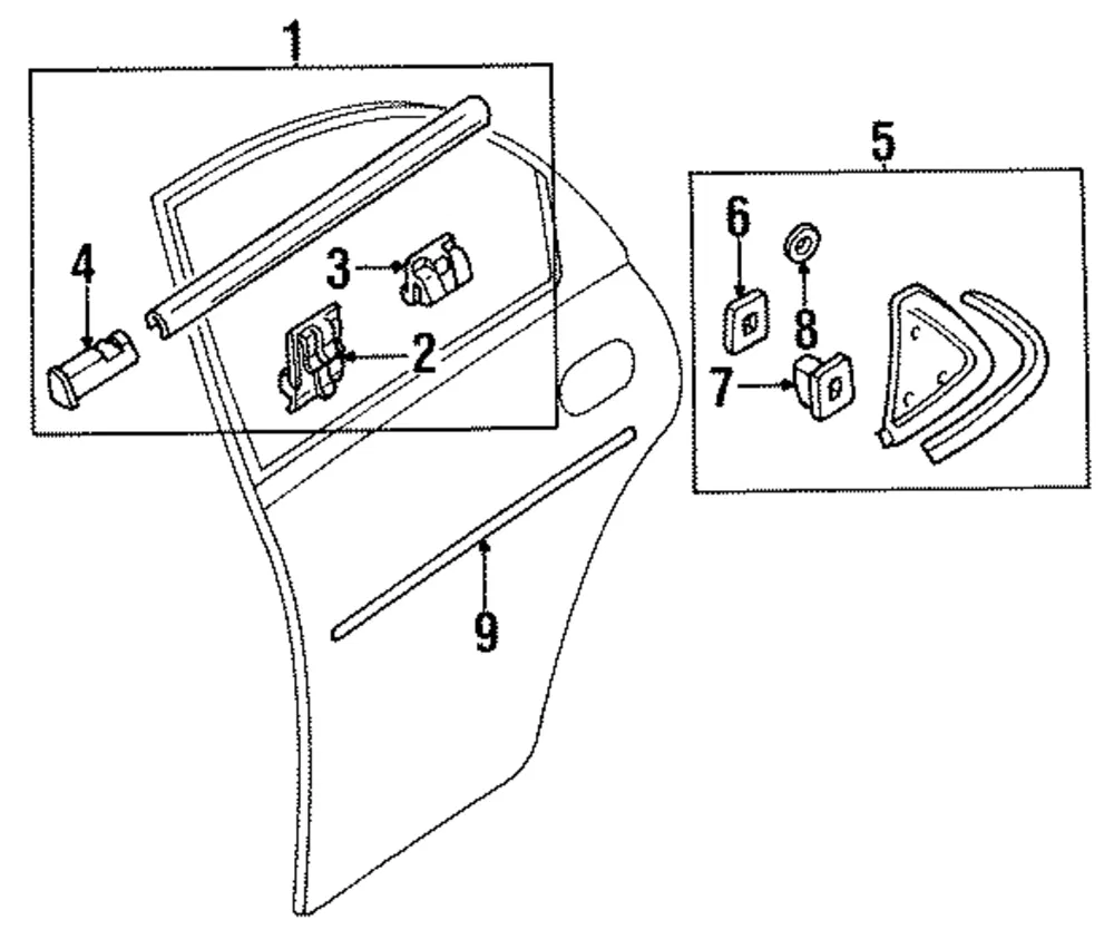 Corner Trim - Mazda (bc1m50m30)
