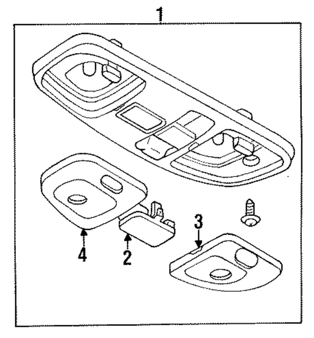 Console Assembly Cover - Mazda (bc1s6997206)