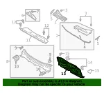 Lower Dash Panel - Mazda (bcjh53400a) - view 4