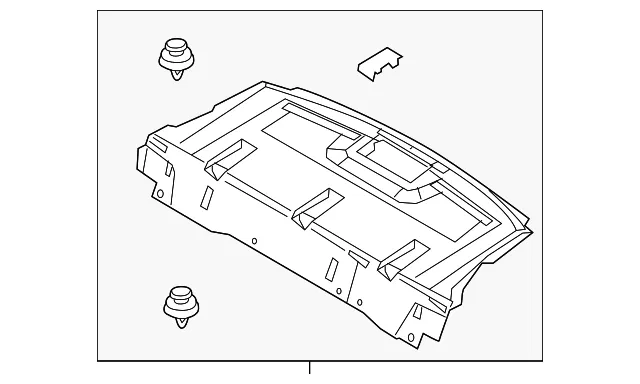 Pkg Tray Trim - Mazda (bcjh683a0c02)