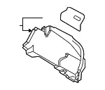 Trunk Side Trim - Mazda (bcjh68870c) - view 3