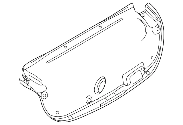 Trunk Lid Trim - Mazda (bcjh688w1a)