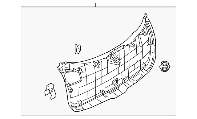 Lift-Gate Trim - Mazda (bckd68960a02)