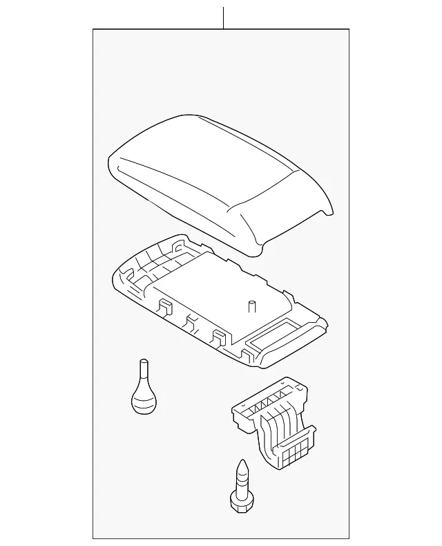 Console Armrest - Mazda (bcn76445002)