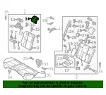 Headrest - Mazda (bcr68824002) - view 4