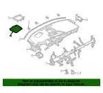 Instrument Panel Cover - Mazda (bdgf55225) - view 4