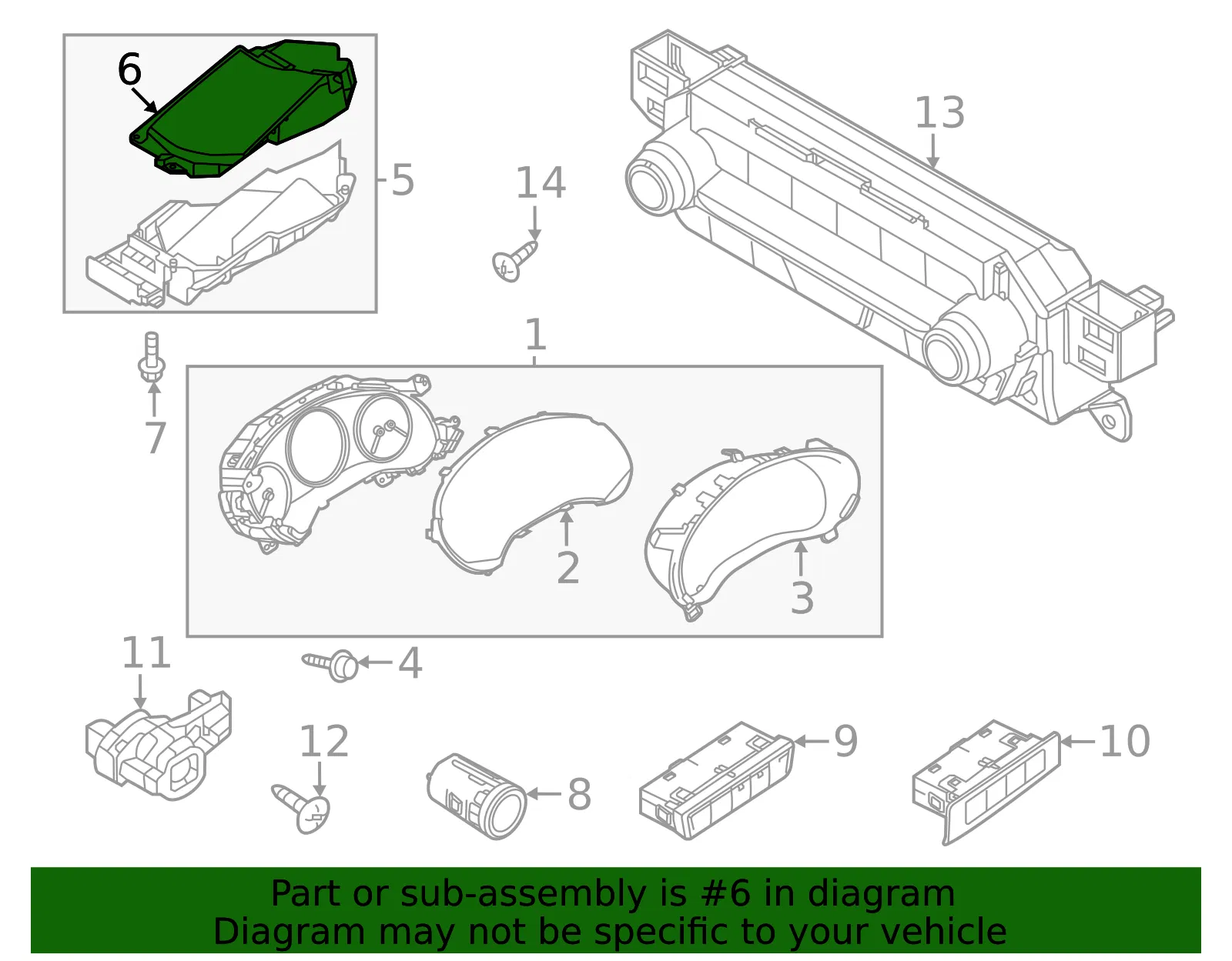 Instrument Panel Lens - Mazda (bdgf55459a) - view 2