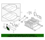 Seat Trim Panel Cap - Mazda (bdgf57046a02) - view 4