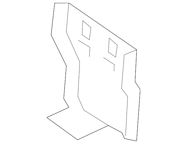 Instrument Panel Cross-Member Bracket - Mazda (bdgf60450)