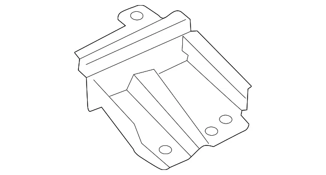 Instrument Panel Cross-Member Bracket - Mazda (bdgf60490)