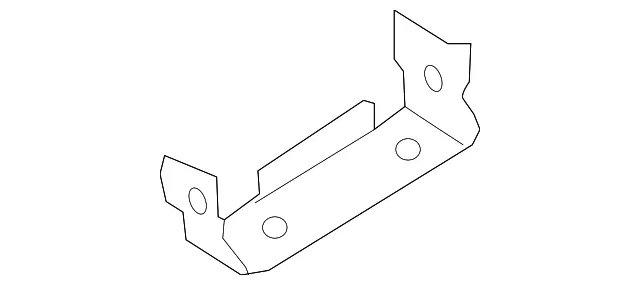 Front Console Rear Bracket - Mazda (bdgf6442x)