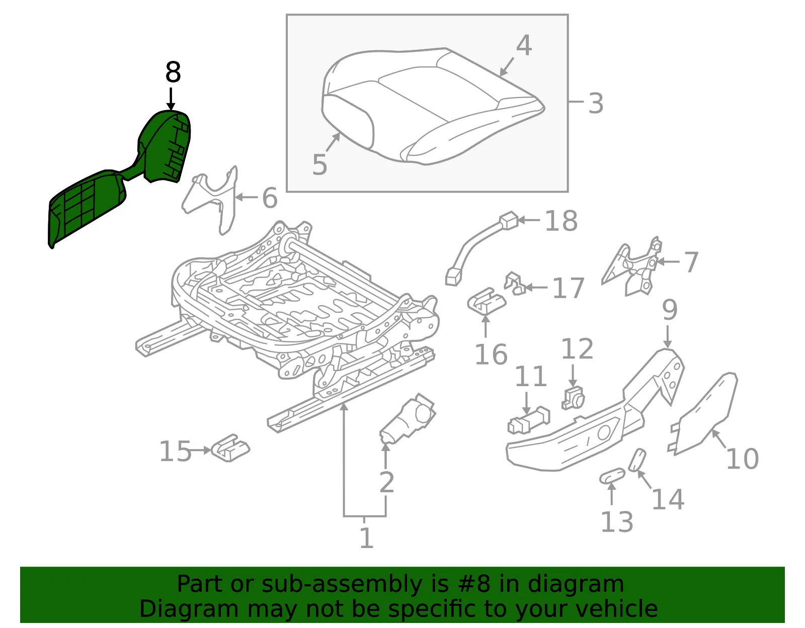 Seat Trim Panel - Mazda (bdgf881h102) - view 2