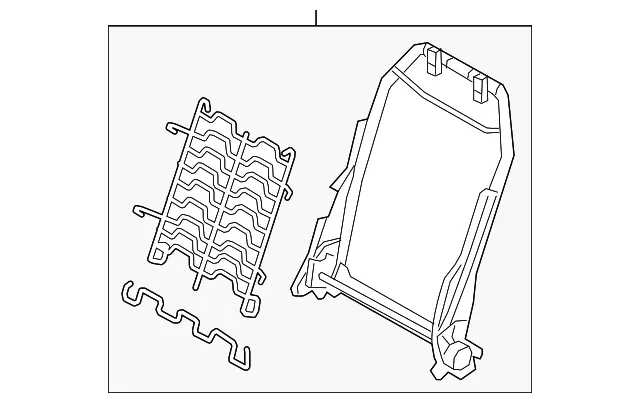 Seat Back Frame - Mazda (bdgf88680)