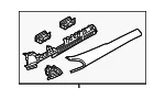 Instrument Panel Trim Panel - Mazda (bdgg55150d18) - view 3