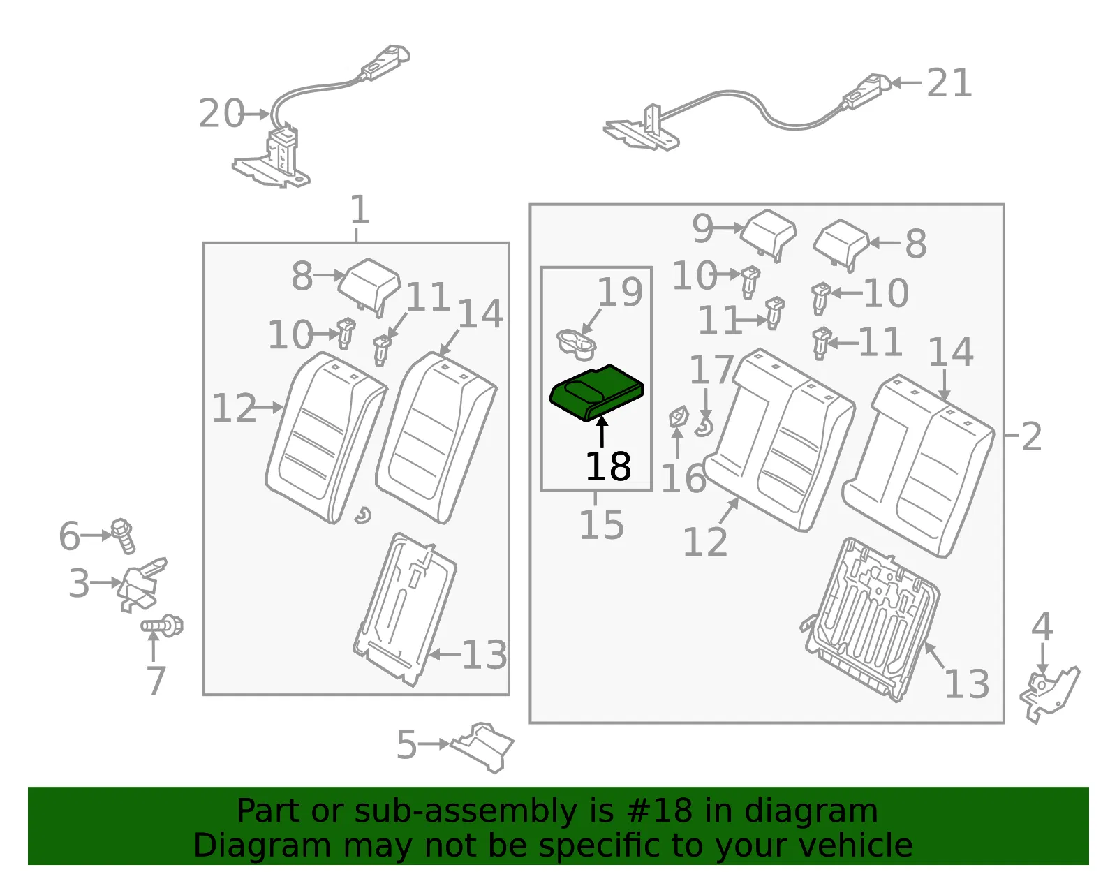 Armrest Cover - Mazda (bdgh883b102) - view 2