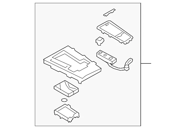 Console Panel - Mazda (bdhw64340f)