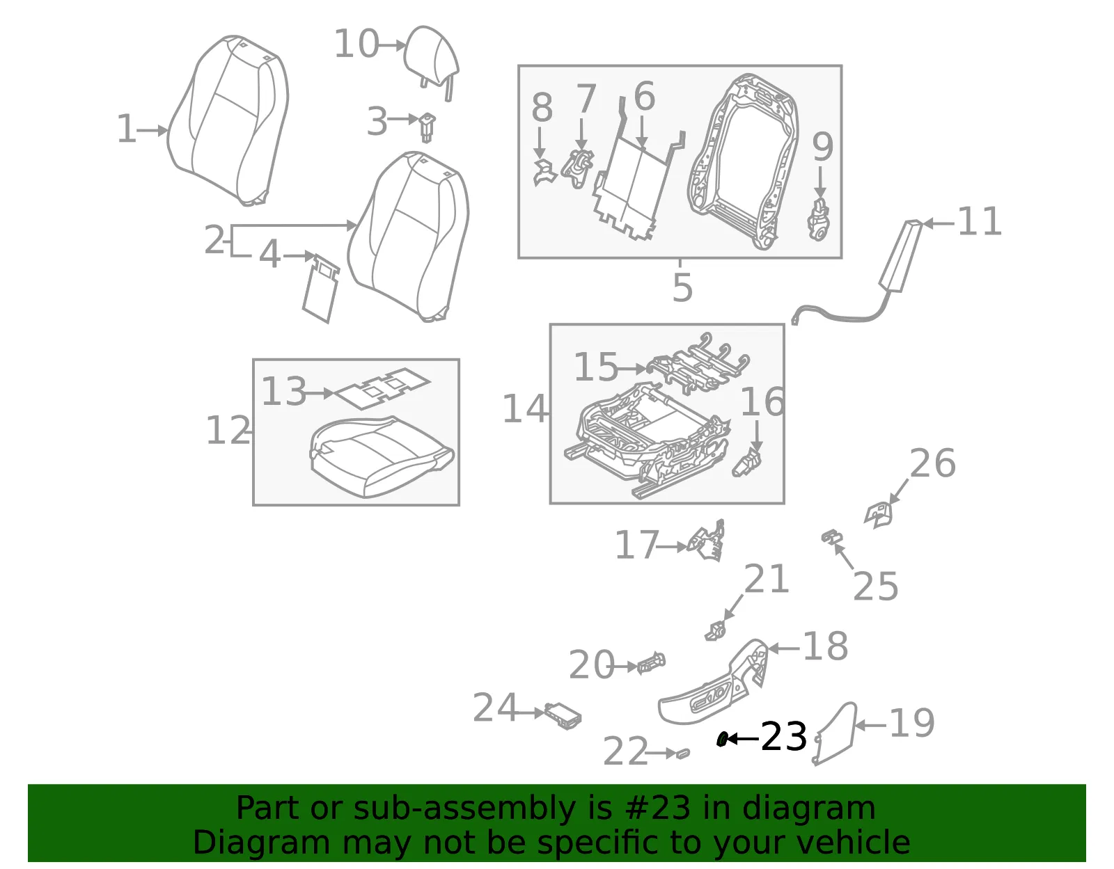 Knob - Mazda (bdhw881h502) - view 2