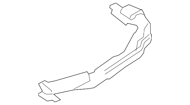 Instrument Panel Air Duct - Mazda (bdts60190a)