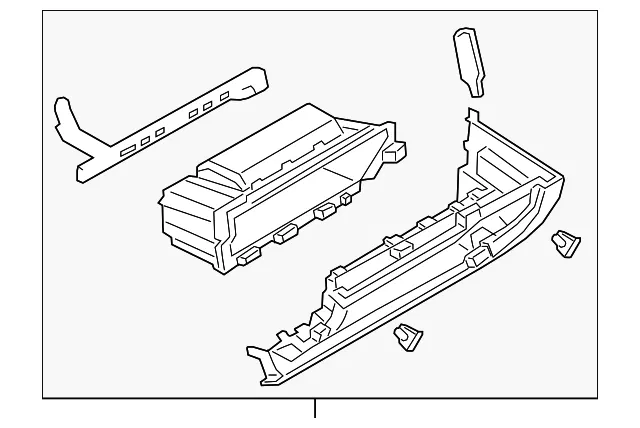 Glove Box Assembly - Mazda (bdts6426002)