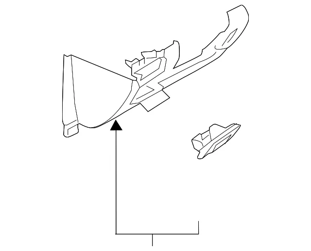 Instrument Panel Cover - Mazda (bdts64280a)