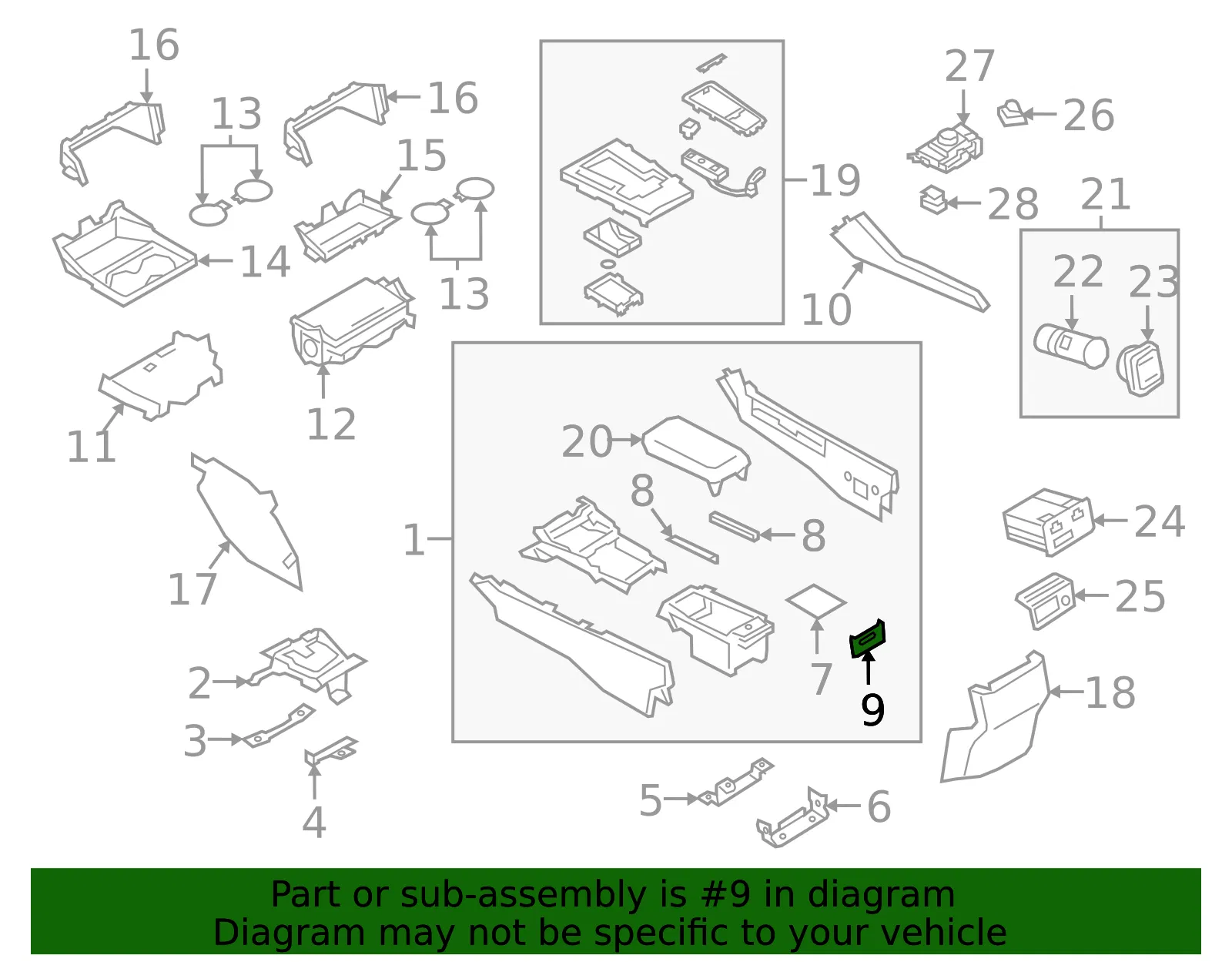 Console Bracket - Mazda (bdts64433) - view 2