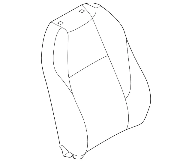 Seat Back Pad - Mazda (bdts88132)