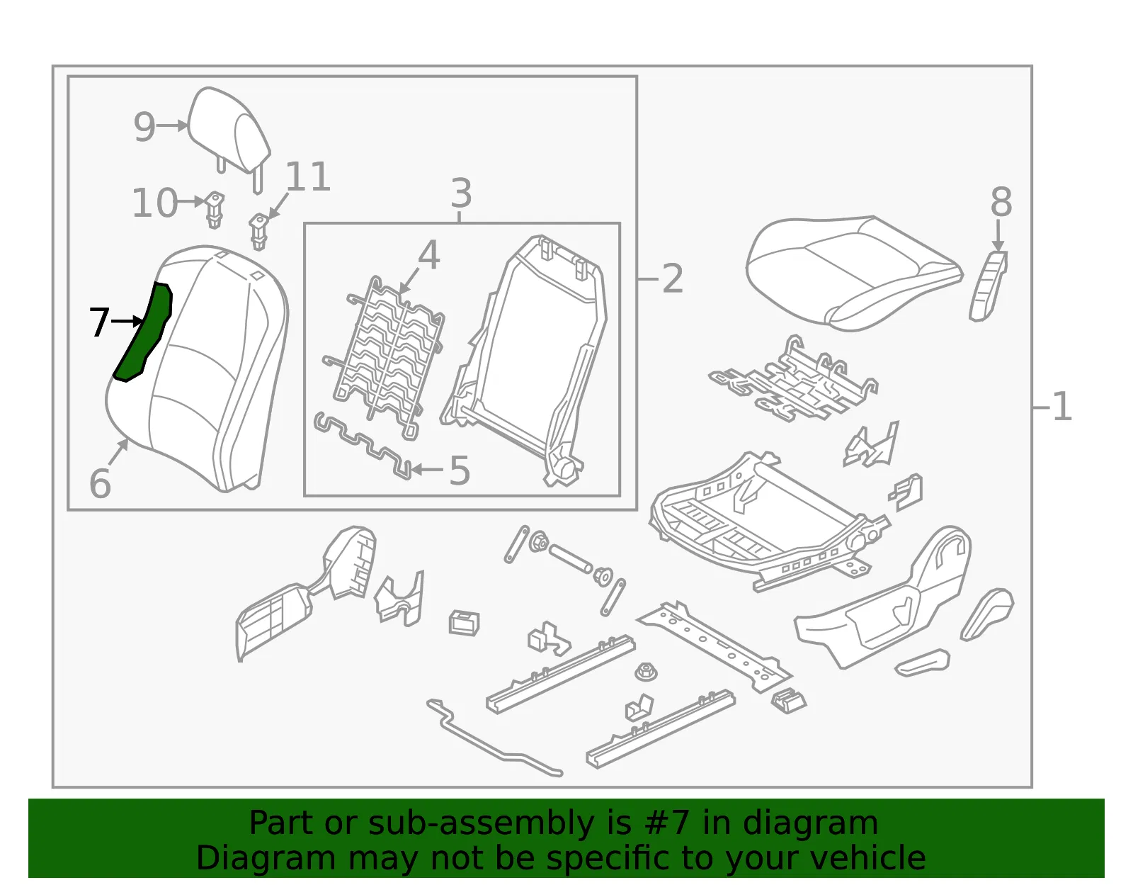 Seat Back Pad - Mazda (bdts88182) - view 2