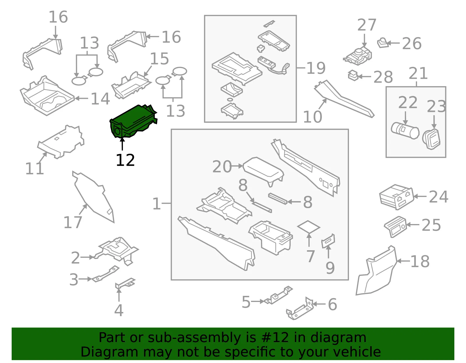 Cup Holder - Mazda (bdtt6439xb) - view 2