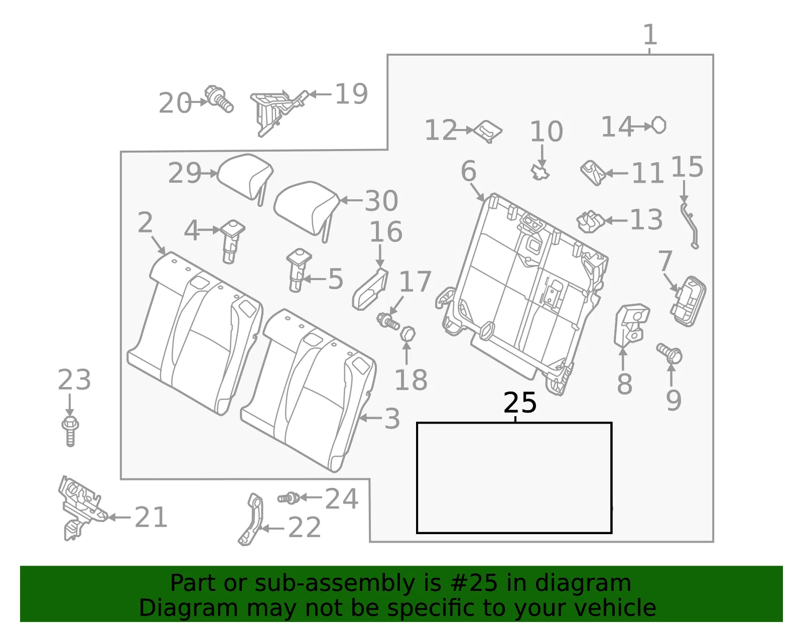 Seat Armrest - Mazda (bdtv883b027)