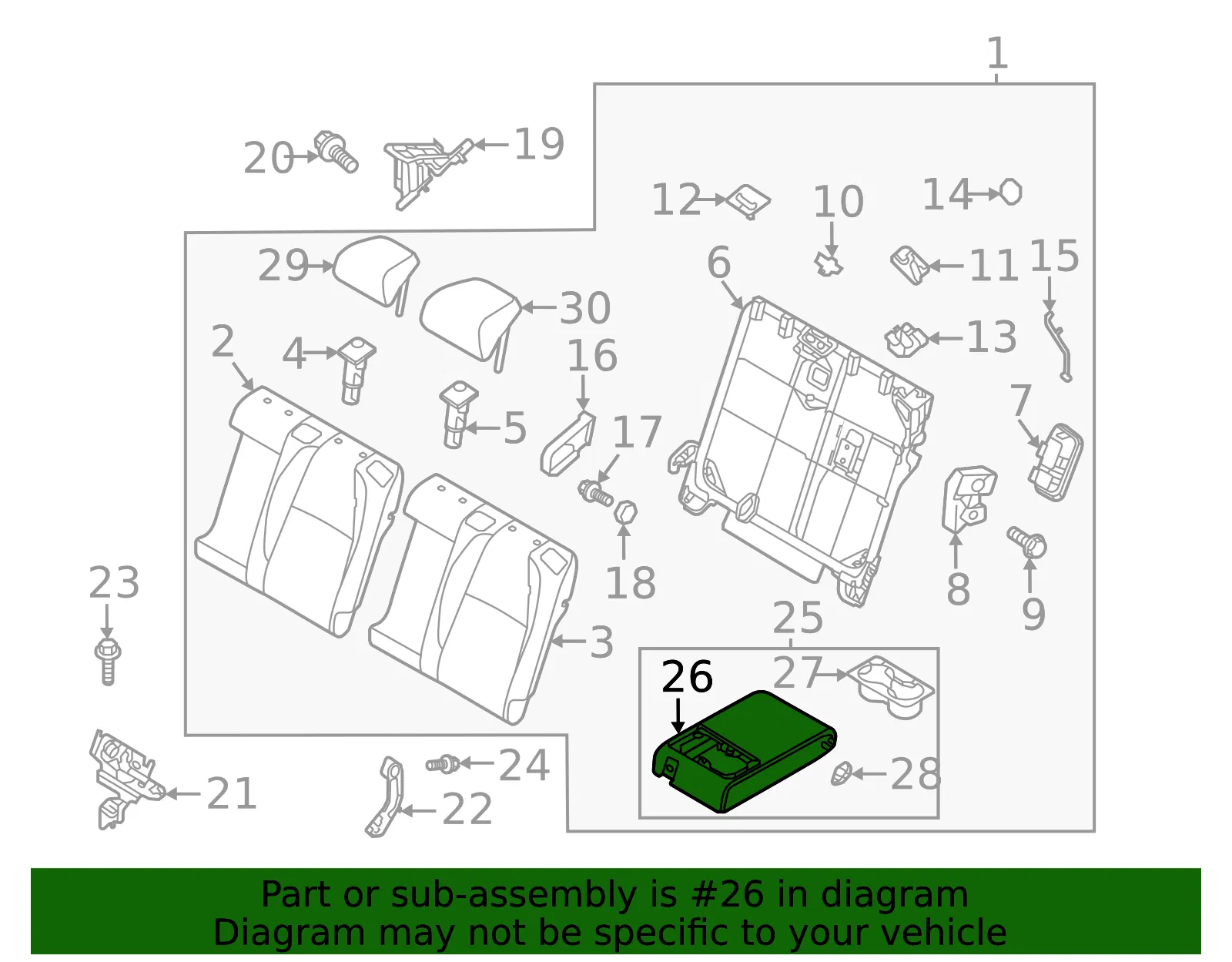 Seat Armrest Cover - Mazda (bdtv883b127) - view 2