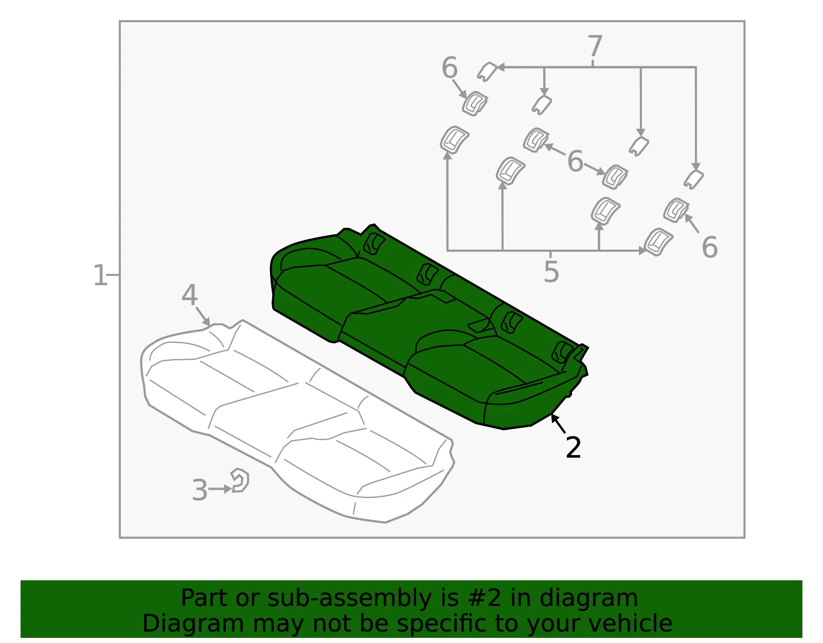 Cushion Cover - Mazda (bdwp8820102) - view 2