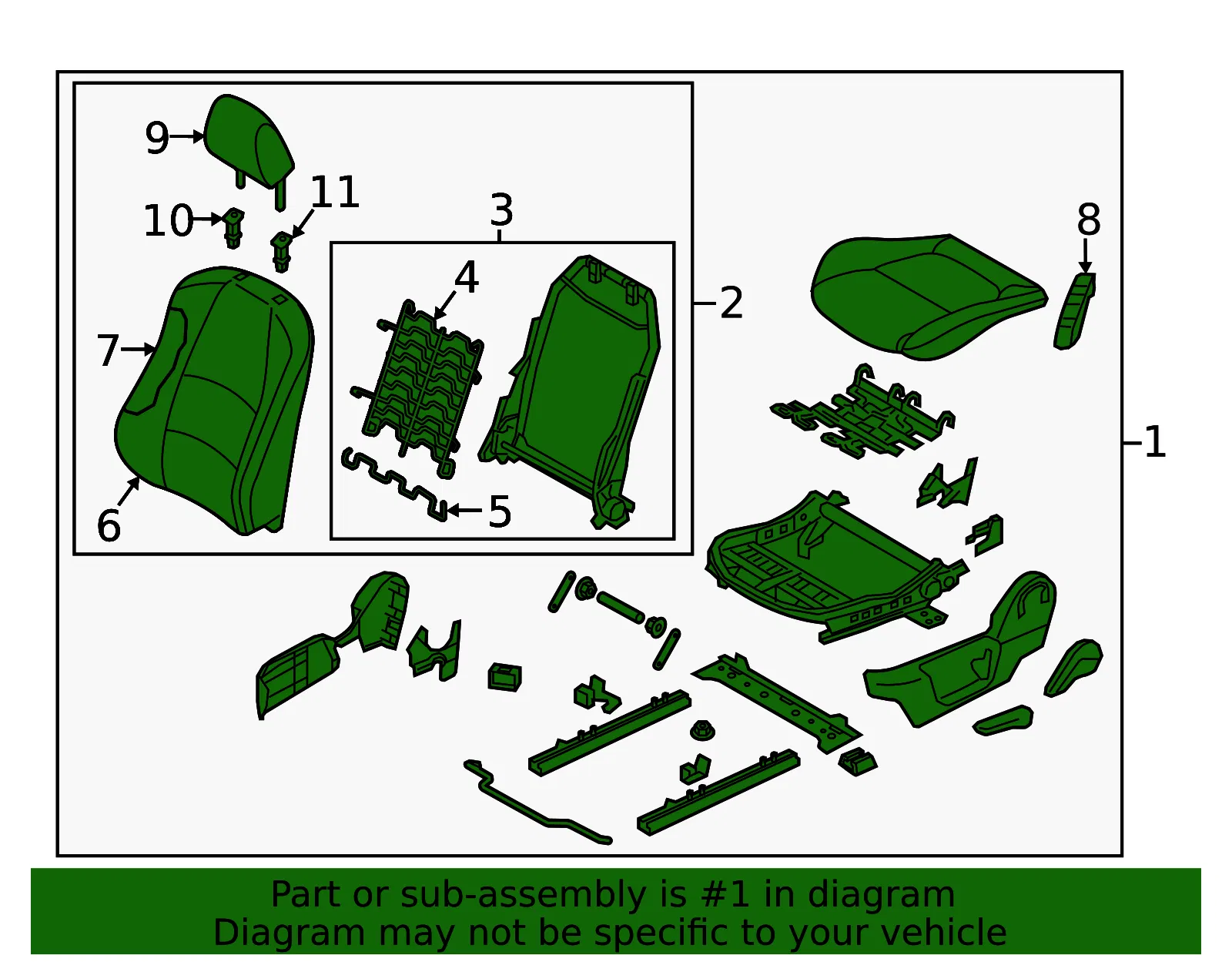 Seat Assembly - Mazda (beev57150w39) - view 2