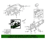 Instrument Panel Trim Panel - Mazda (beh864280e02) - view 4