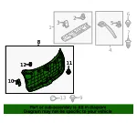 Lower Gate Trim - Mazda (bemd68960a02) - view 4
