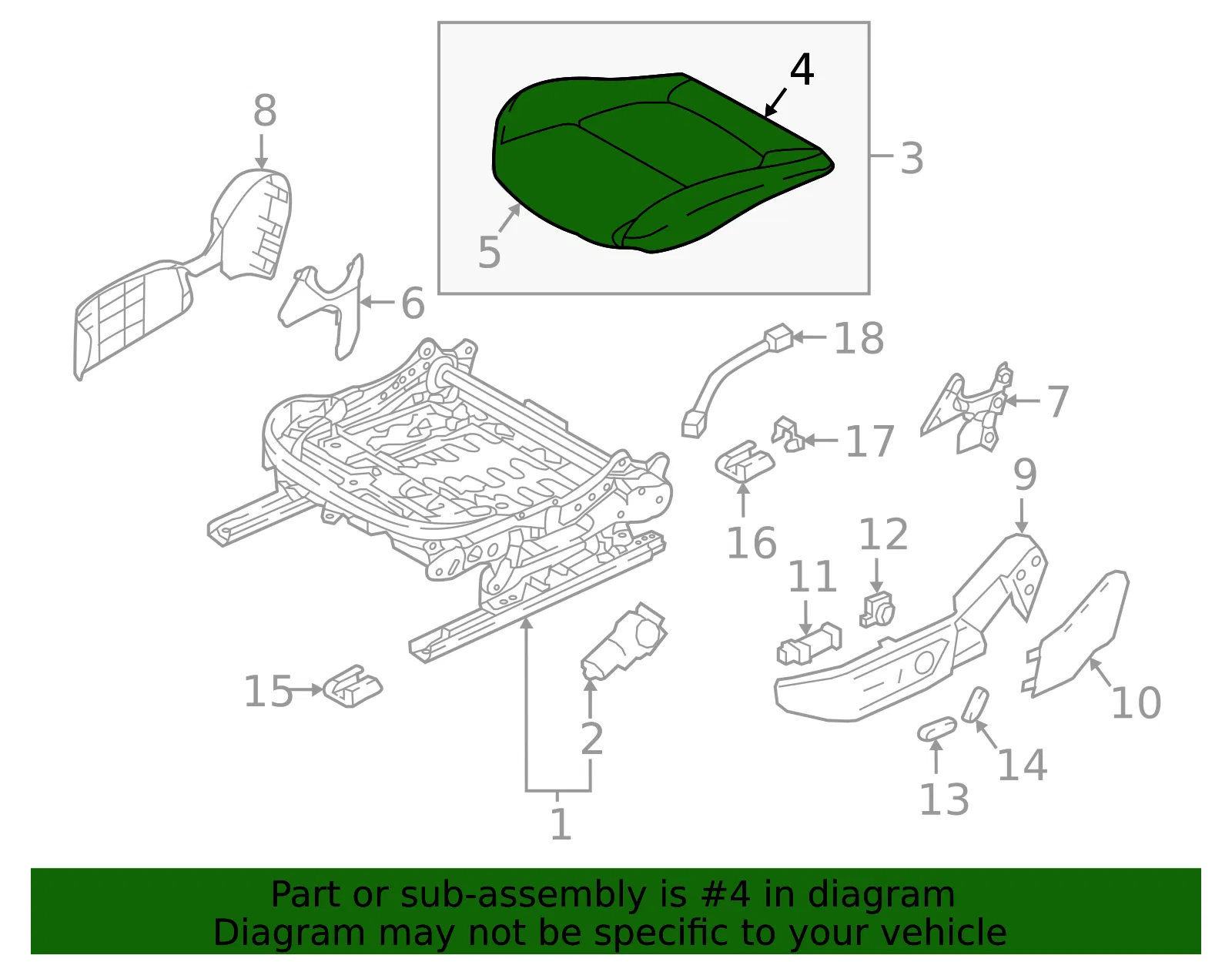 Cushion Cover - Mazda (bfbg8816127) - view 2