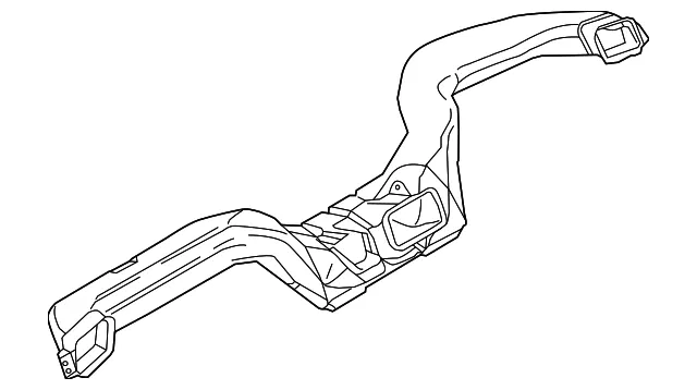 Instrument Panel Air Duct - Mazda (bhn16494yc)