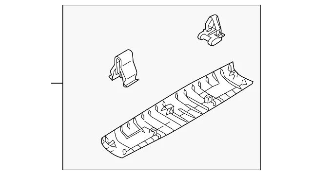 Lift-Gate Trim - Mazda (bhn968930b)