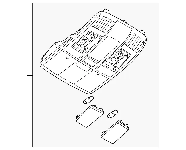 Overhead Console - Mazda (bhn969970c75)