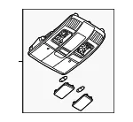 Overhead Console - Mazda (bhn969970c75) - view 3